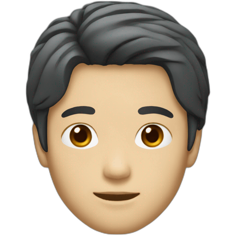 asia-glass-man-black-hair emoji