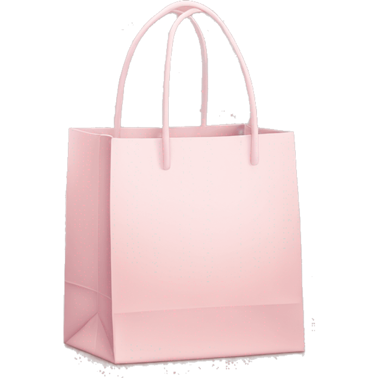 Pale Pink shopping bags emoji