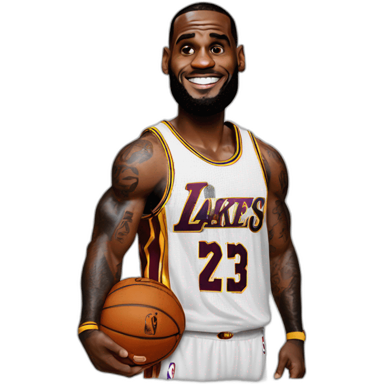 Lebron James avec cobe emoji