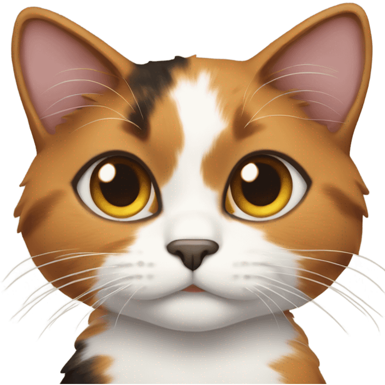 Calico cat emoji