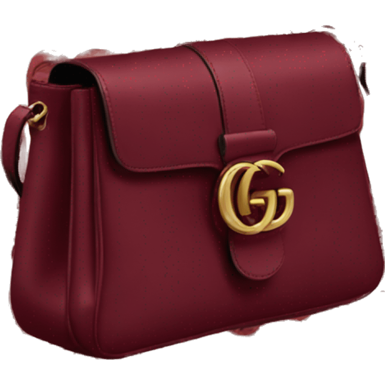 maroon gucci bag emoji