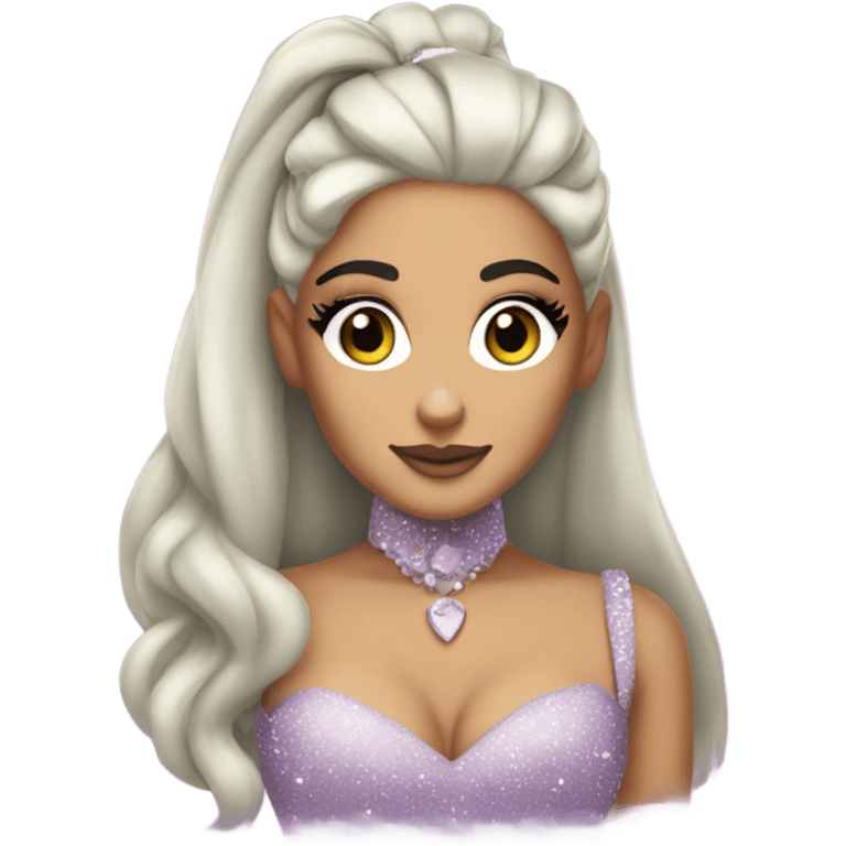 Ariana Grande as Galinda from wicked  emoji