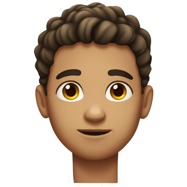 Young guy with a scar on his face  emoji