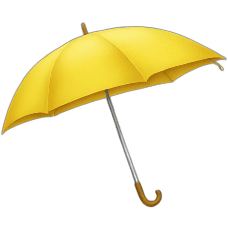 yellow umbrella  emoji