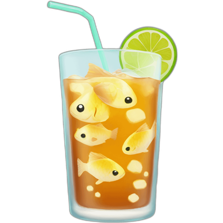 fish drink icetea emoji