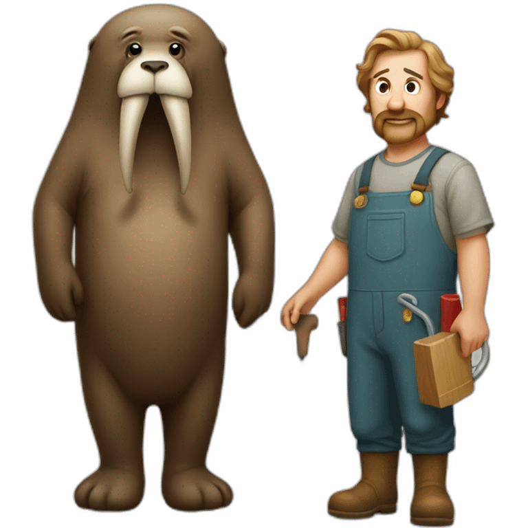 The Walrus and the Carpenter emoji