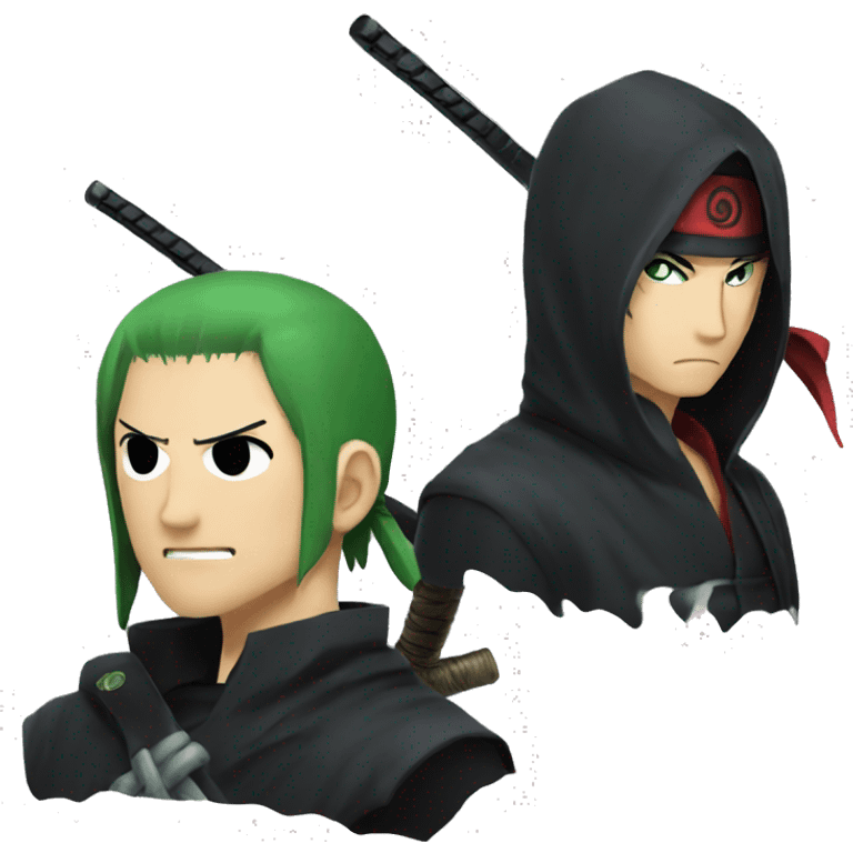 Itachi et zoro  emoji