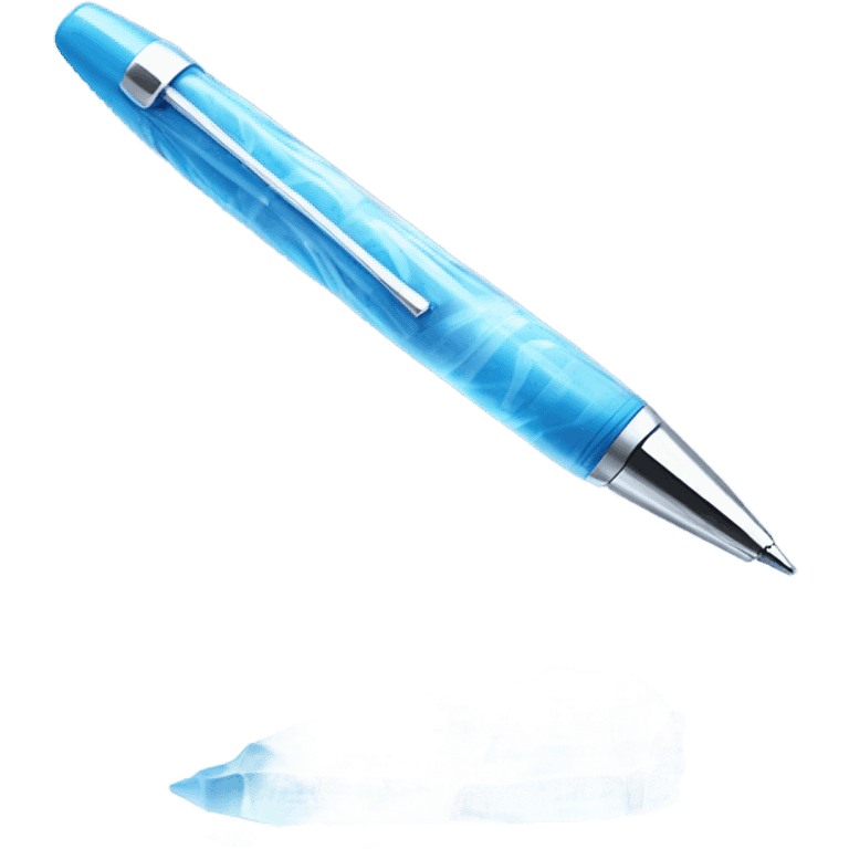 Ice pen emoji