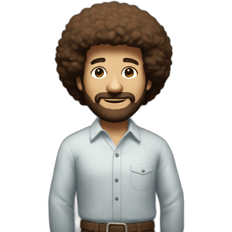 bob ross full body emoji