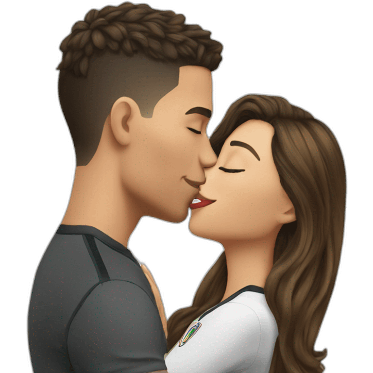 Ronaldo kiss georgina emoji