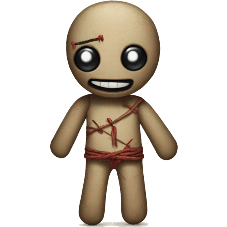 Cute voodoo doll emoji