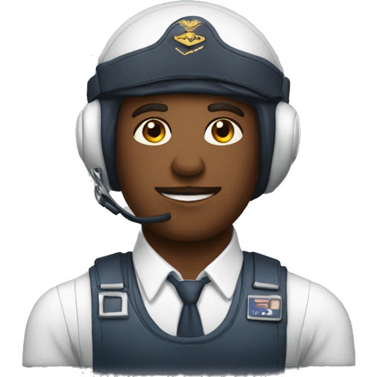 Pilot in gym emoji