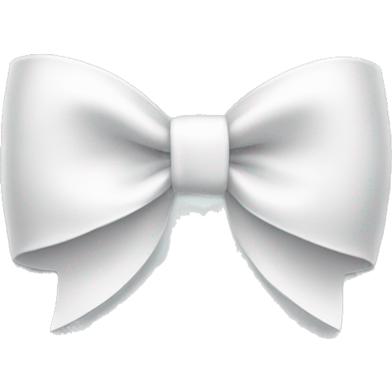 white bow emoji