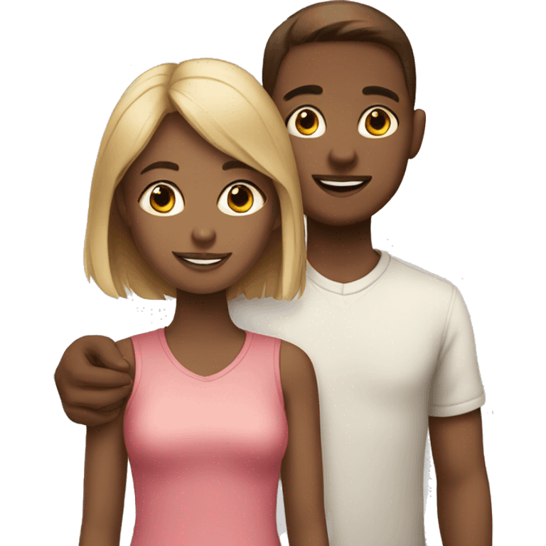 girl with boy emoji