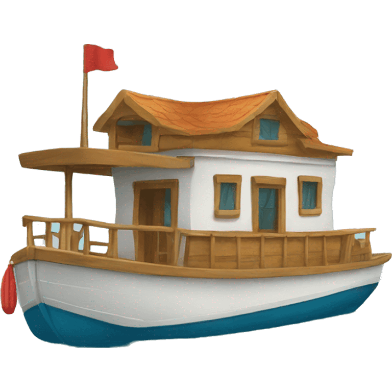 Houseboat  emoji