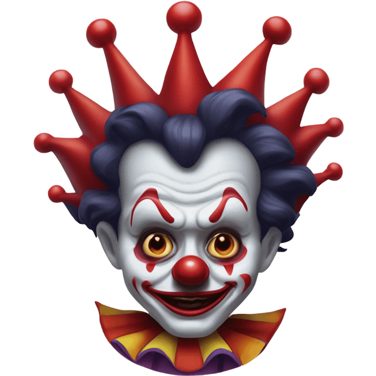 clown demon who resembles nole musk emoji