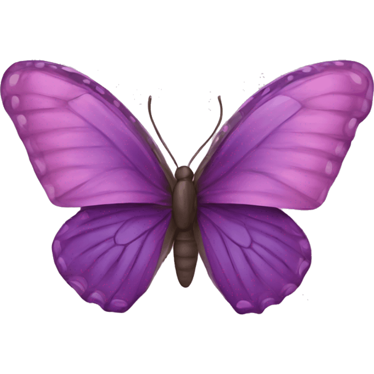 Butterfly purple and rose  emoji