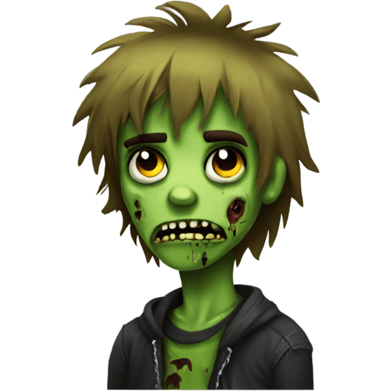 emo boy zombie shaggy emoji