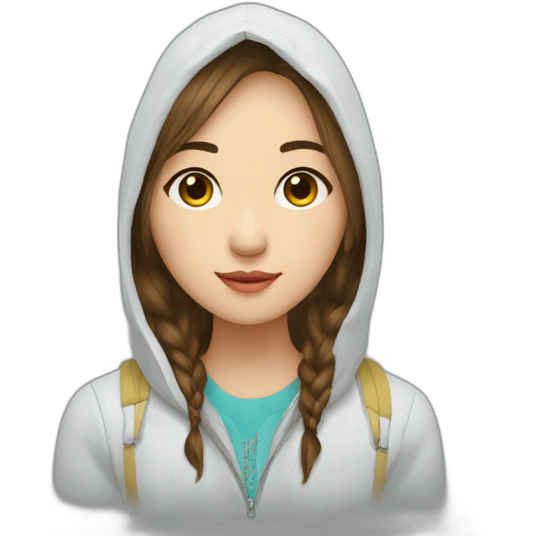 Young Kazakh designer emoji