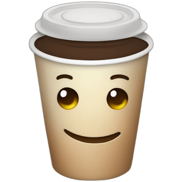 Coffee smirk cheeky emoji