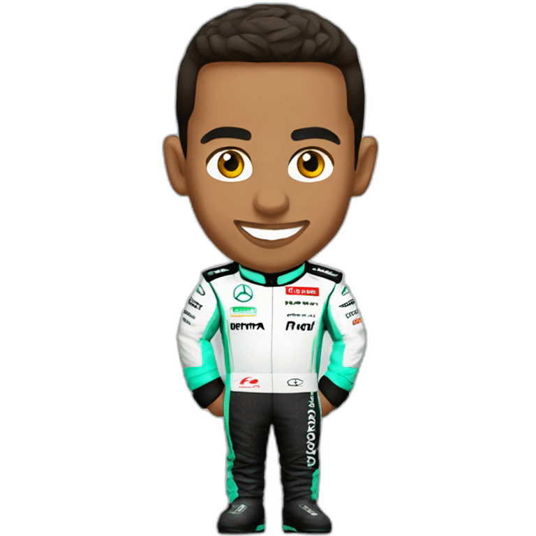 Lewis hamilton in mercedes f1 emoji