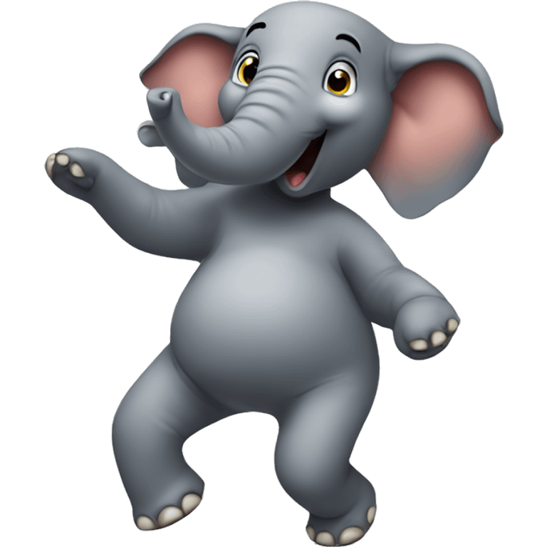 Elephant dancing  emoji