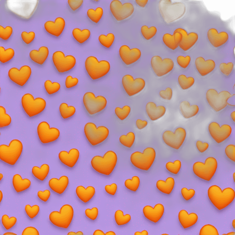 orange heart emoji emoji