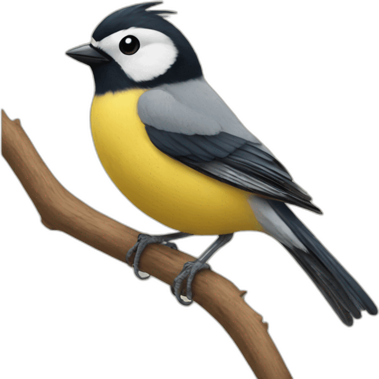 Tit bird emoji