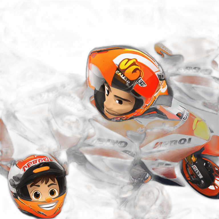 Marc Marquez Repsol Honda team emoji