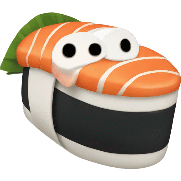 Running sushi emoji