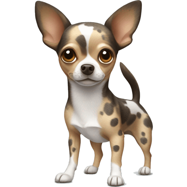 Speckled chihuahua  emoji