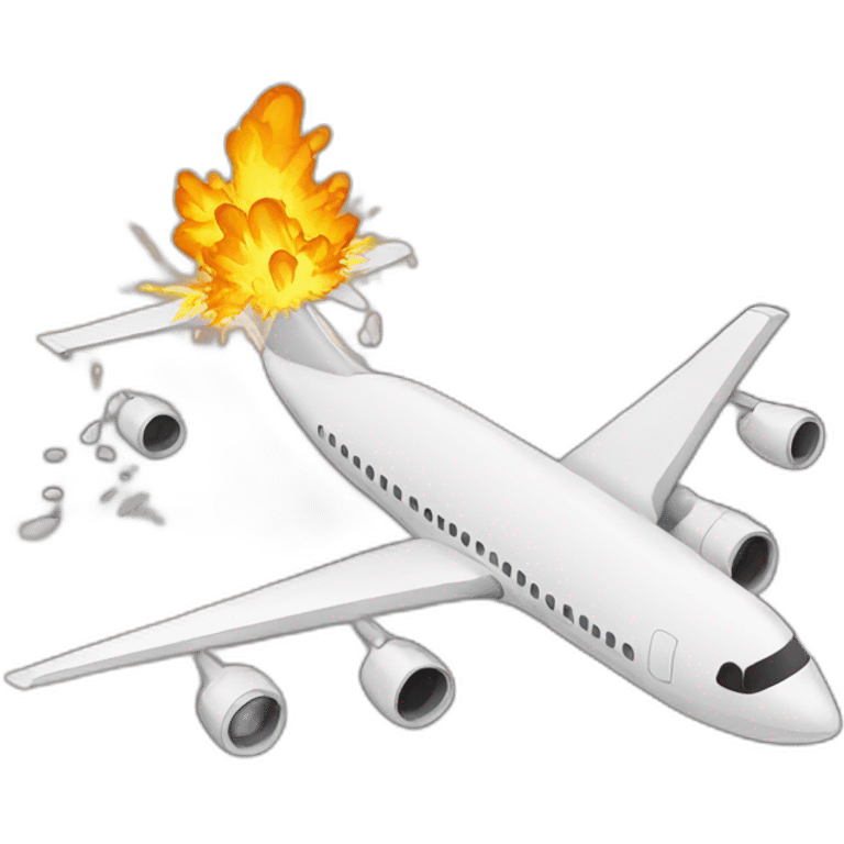 planes crashing emoji