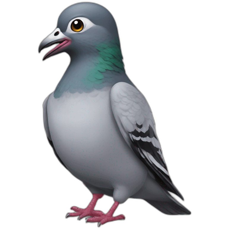 pigeon rapper emoji