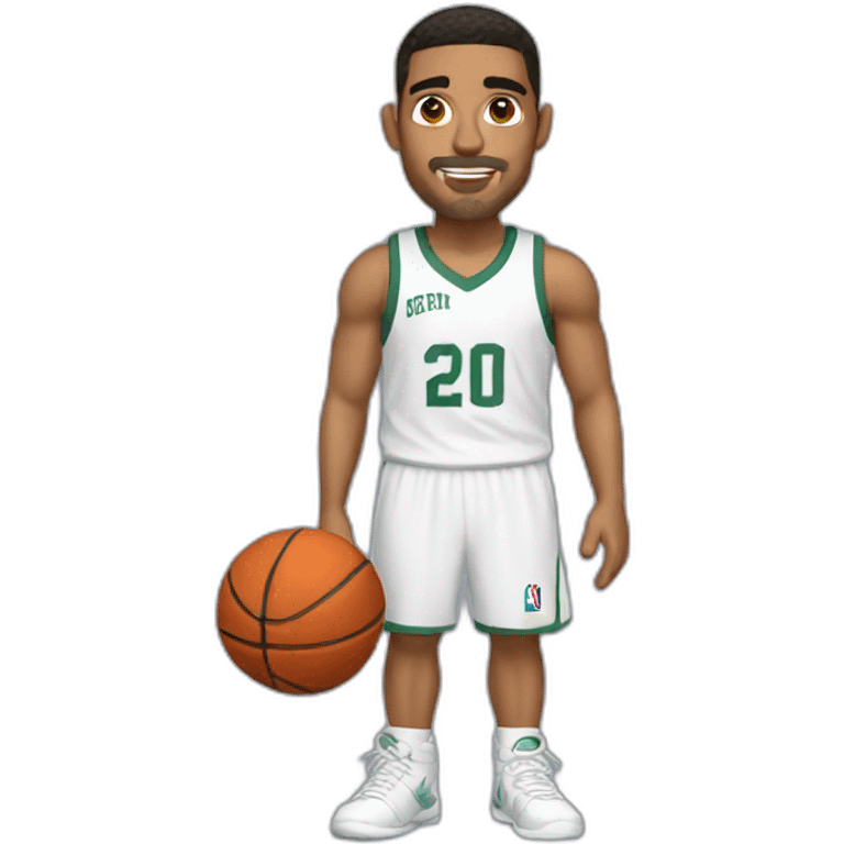 basketball latino guy emoji