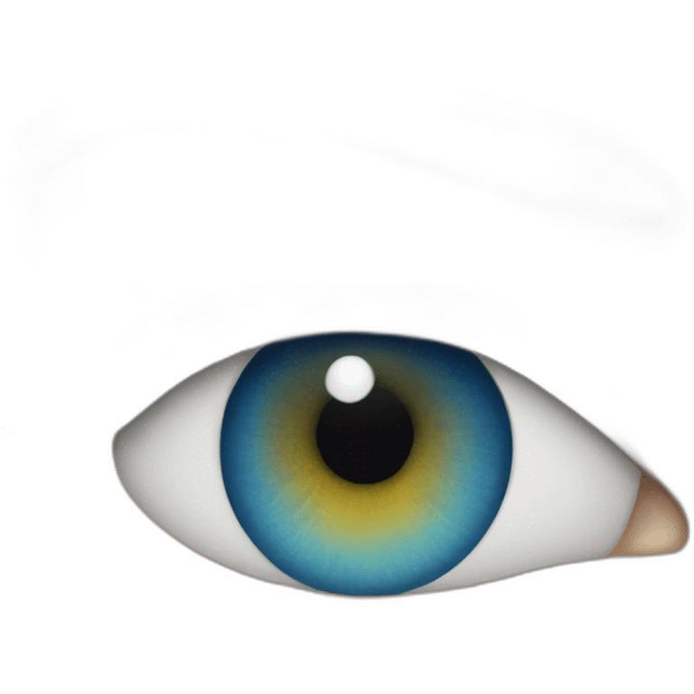 blue eye emoji