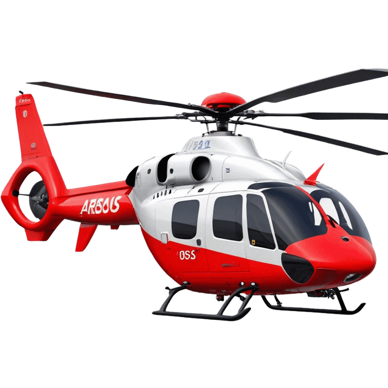 Rescue Helicopter - Airbus H145 (Model Year: 2021) (Iconic colour: Red with white) emoji