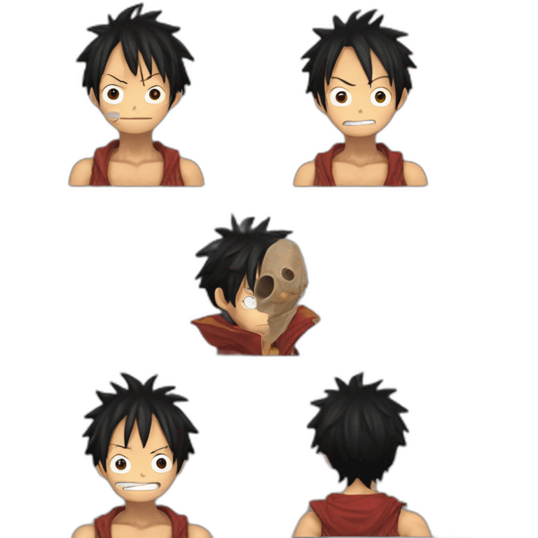 luffy turn into nika emoji