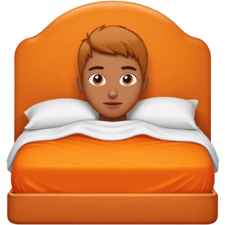 Orange bed emoji