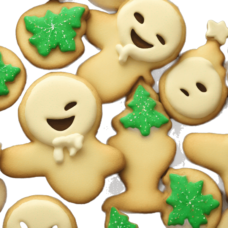 Christmas sugar cookie  emoji