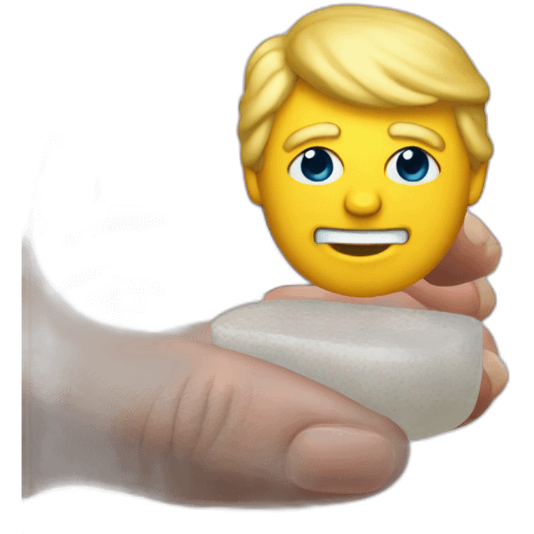 trump-holding-soap emoji