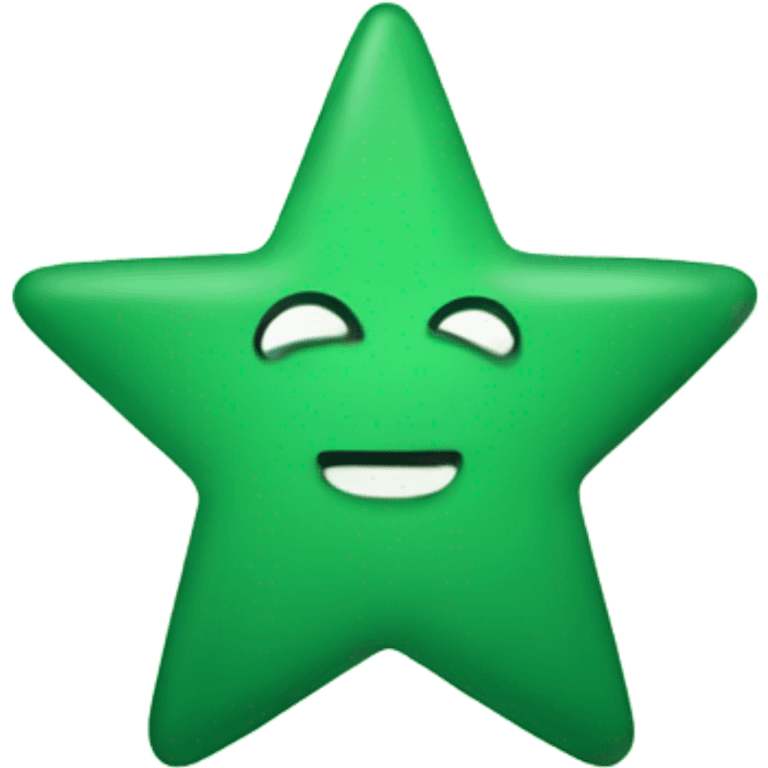 star emoji in the colour of trustpilot green emoji