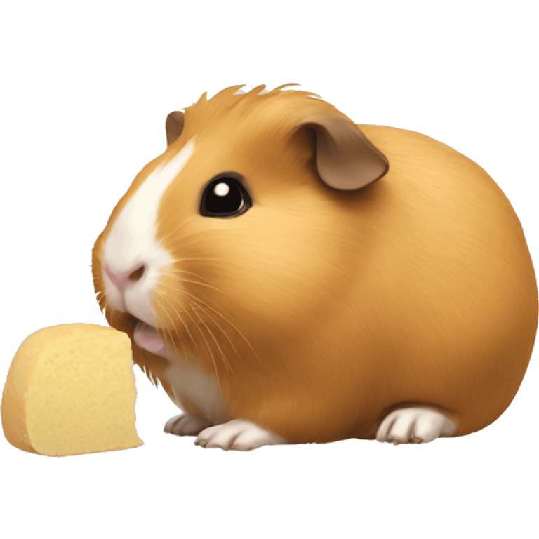 Guineapig eating emoji