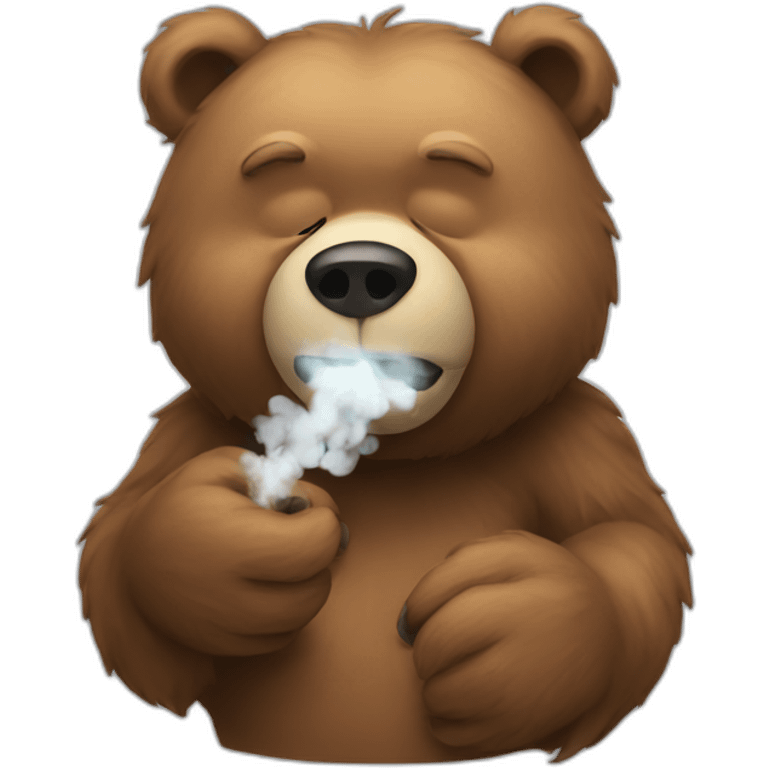 bear smoke emoji