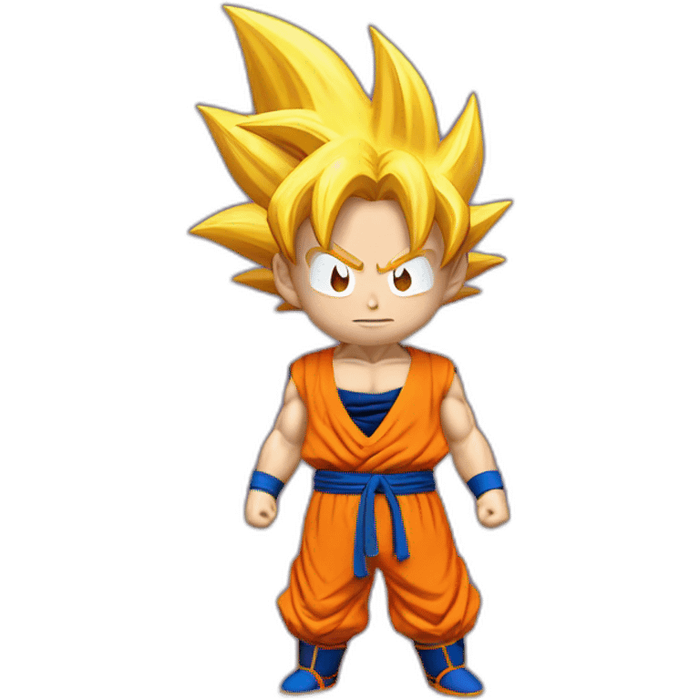 Goku chauve et malade emoji