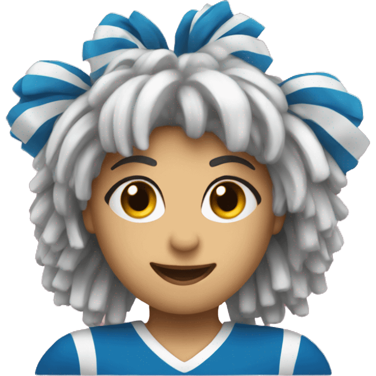 Cheerleader pom-poms emoji