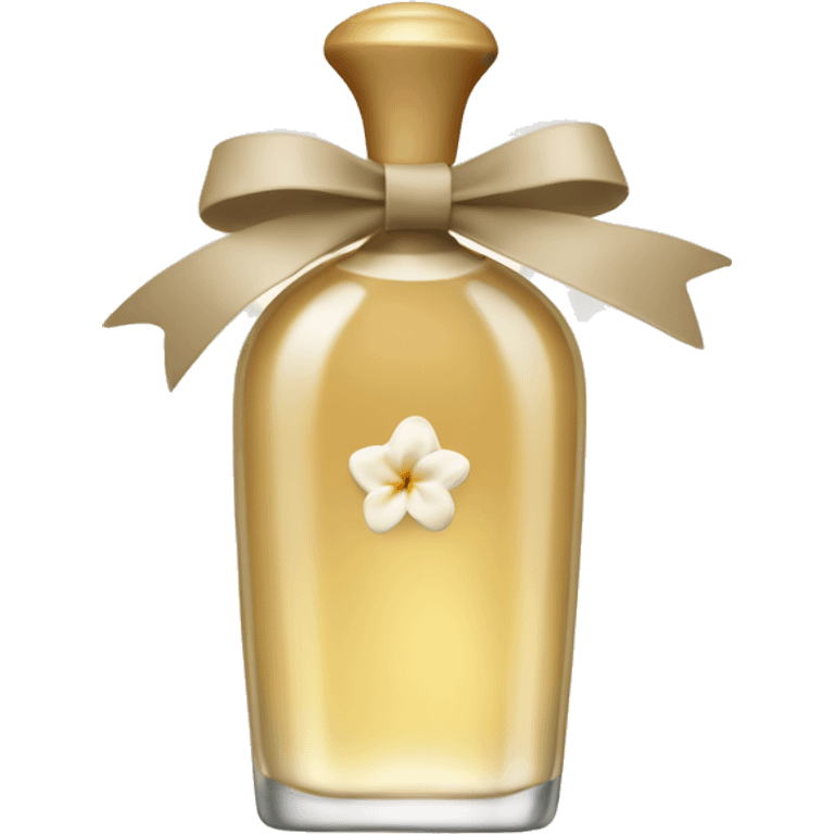 vanilla perfume with a khaki bow emoji