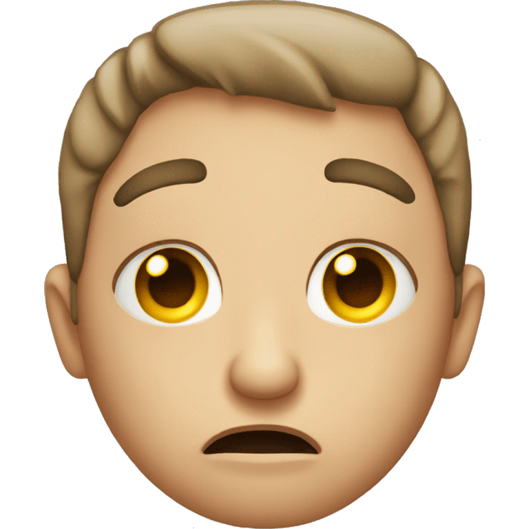 A emoji that is irritated with an aching eye  emoji