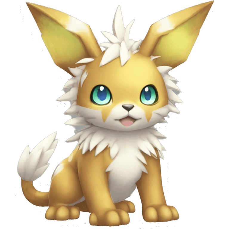 cute cool edgy beautiful shiny pretty Digimon-Fakemon-animal full body emoji