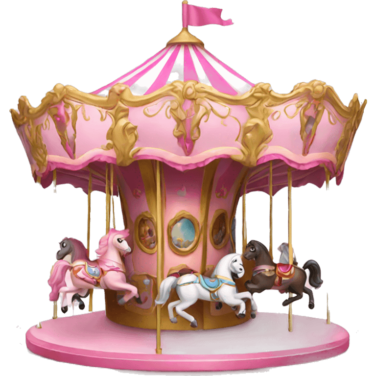 Pink carousel  emoji