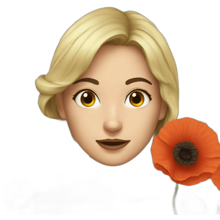 Poppy emoji